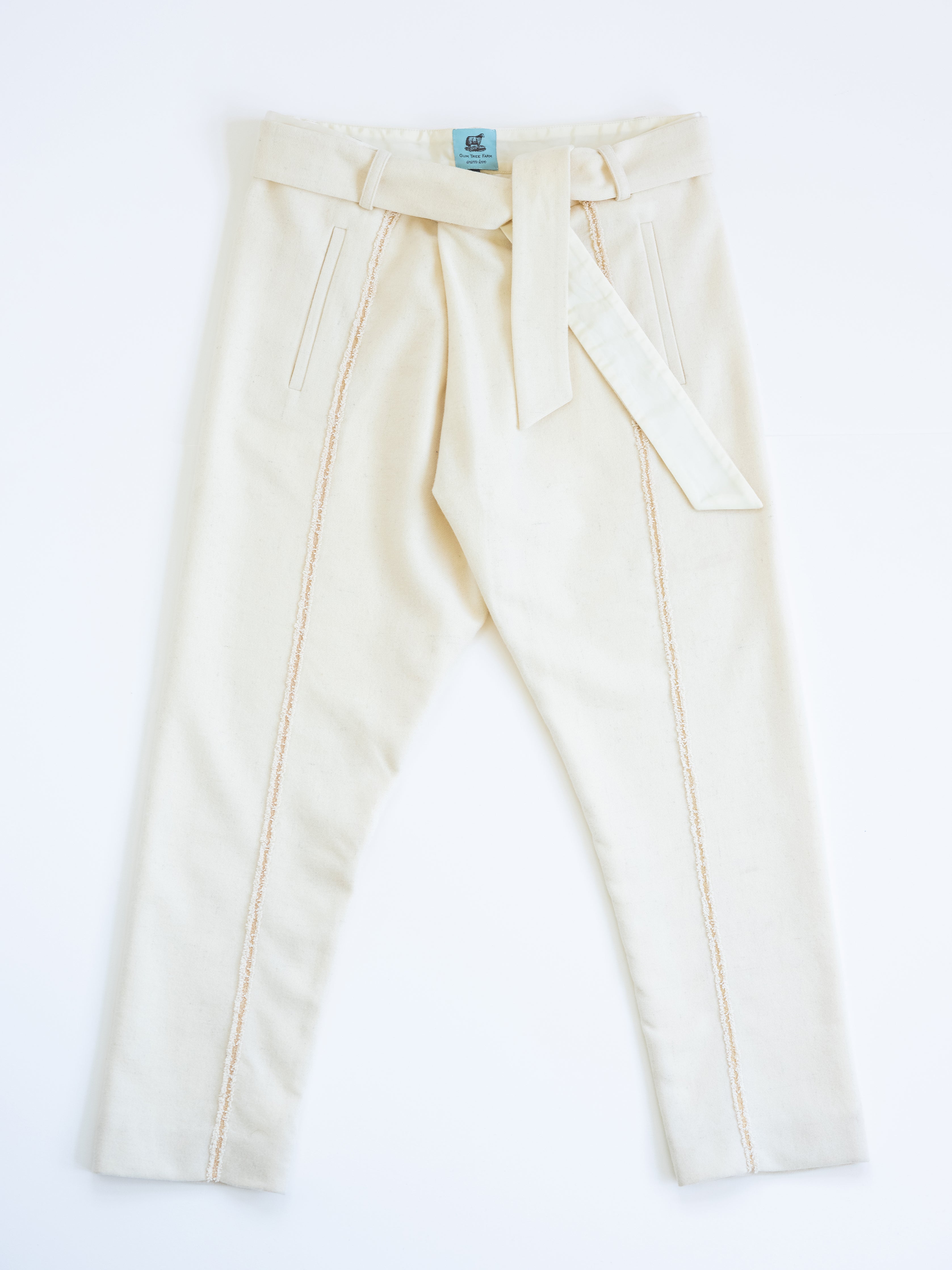 papier パピエ farm pants Farm pants /White | papier.official